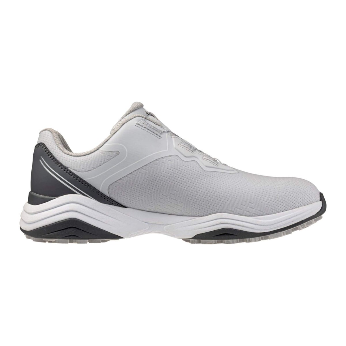 ミズノ MIZUNO　ネオインパクト プラス エナジー ボア メンズ スパイクレス ゴルフシューズ 51GM2681 31 グレー×ホワイト 詳細2