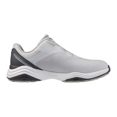 ミズノ MIZUNO　ネオインパクト プラス エナジー ボア メンズ スパイクレス ゴルフシューズ 51GM2681 31 グレー×ホワイト 詳細2