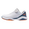 ミズノ MIZUNO　ネオインパクト プラス エナジーワイド ボア メンズ スパイクレス ゴルフシューズ 51GQ2691 01 ホワイト×オレンジ×ブルー
