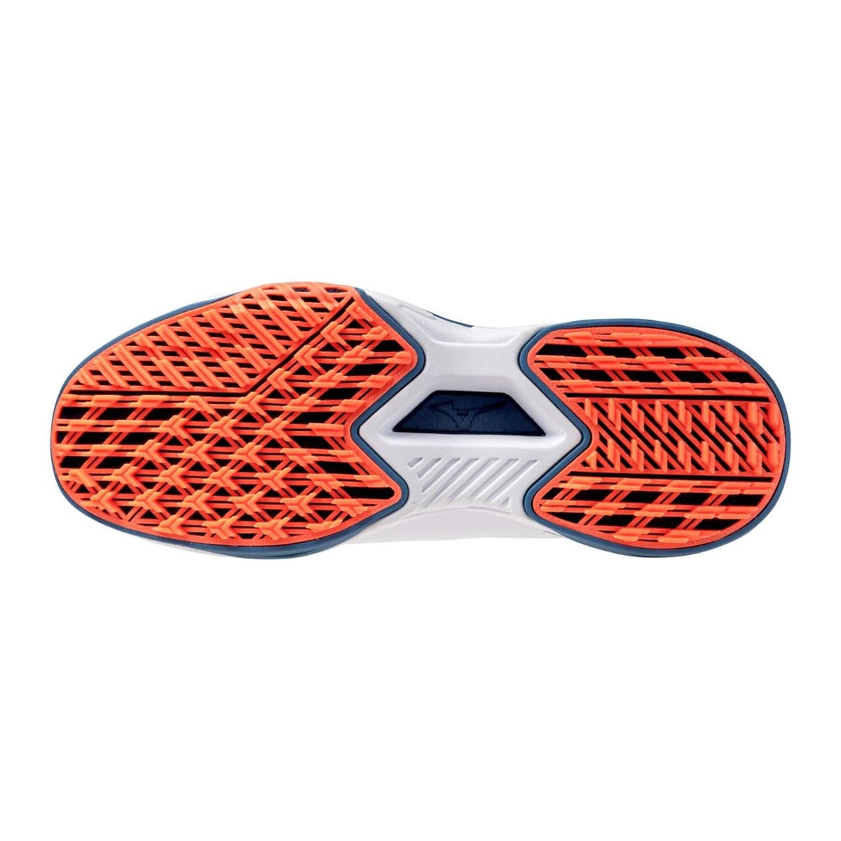 ミズノ MIZUNO　ネオインパクト プラス エナジーワイド ボア メンズ スパイクレス ゴルフシューズ 51GQ2691 01 ホワイト×オレンジ×ブルー 詳細5