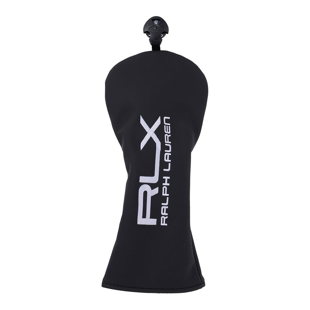 RLX GOLF　プレミアムシリーズ フェアウェイウッド用 ヘッドカバー RLF023 BK ブラック ヘッドカバー全体を正面から確認できる画像