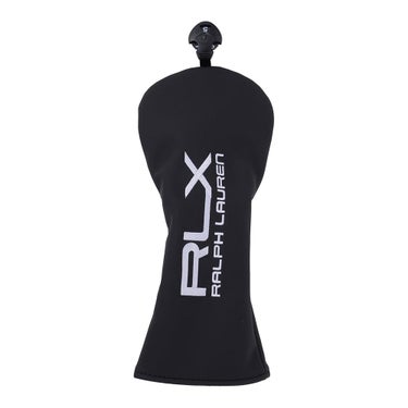 RLX GOLF　プレミアムシリーズ フェアウェイウッド用 ヘッドカバー RLF023 BK ブラック ヘッドカバー全体を正面から確認できる画像