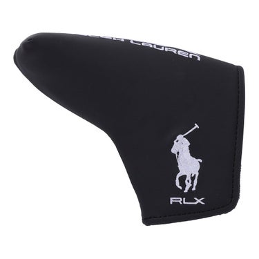 RLX GOLF　プレミアムシリーズ パターカバー ピン型 RLP023 BK ブラック 商品全体の形状・デザインを確認できる画像