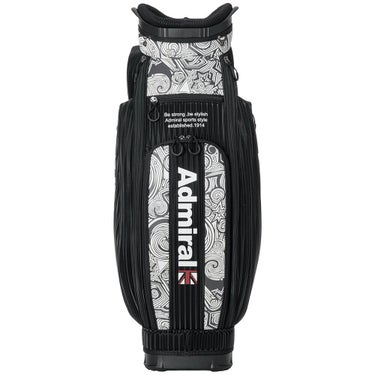 アドミラル Admiral　ダズル カート キャディバッグ ADMG6BC3 10 ブラック キャディバッグ上部の口枠・仕切りを確認できる画像