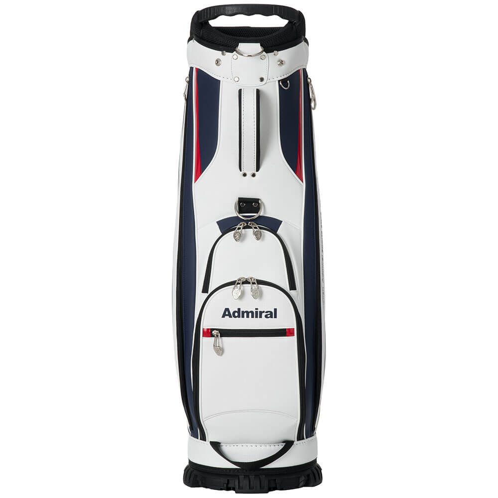 アドミラル Admiral　スタンダード カート キャディバッグ ADMG6BC5 00 ホワイト キャディバッグ側面を確認できる画像