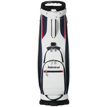 アドミラル Admiral　スタンダード カート キャディバッグ ADMG6BC5 00 ホワイト キャディバッグ側面を確認できる画像