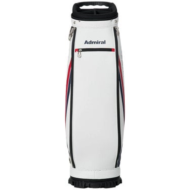 アドミラル Admiral　スタンダード カート キャディバッグ ADMG6BC5 00 ホワイト キャディバッグ上部の口枠・仕切りを確認できる画像