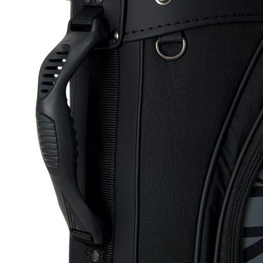 アドミラル Admiral　トラッド スタンド キャディバッグ ADMG6BC6 10 ブラック キャディバッグのポケット、ロゴ、金具、素材表面などのディテールを確認できる画像（3）