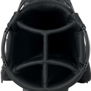 アドミラル Admiral　トラッド スタンド キャディバッグ ADMG6BC6 10 ブラック キャディバッグのポケット、ロゴ、金具、素材表面などのディテールを確認できる画像（8）
