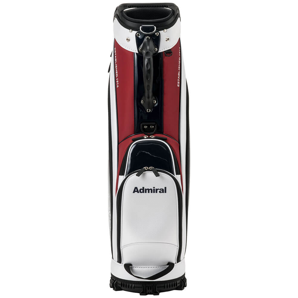 アドミラル Admiral　ベーシック カートキャディバッグ ADMG6BC7 90 トリコロール キャディバッグ側面を確認できる画像