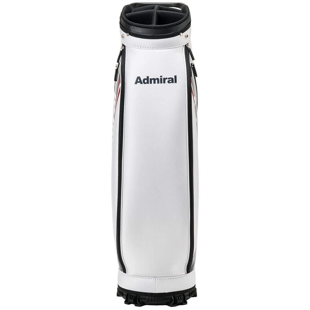 アドミラル Admiral　ベーシック カートキャディバッグ ADMG6BC7 90 トリコロール キャディバッグ上部の口枠・仕切りを確認できる画像