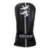 アドミラル Admiral　ランパント ヘッドカバー ドライバー用 ADMG6BHA 10 ブラック ヘッドカバー全体を正面から確認できる画像