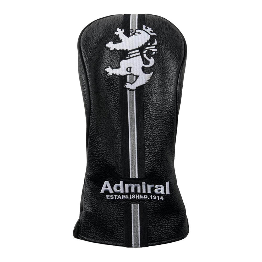 アドミラル Admiral　ランパント ヘッドカバー ドライバー用 ADMG6BHA 10 ブラック ヘッドカバー全体を正面から確認できる画像