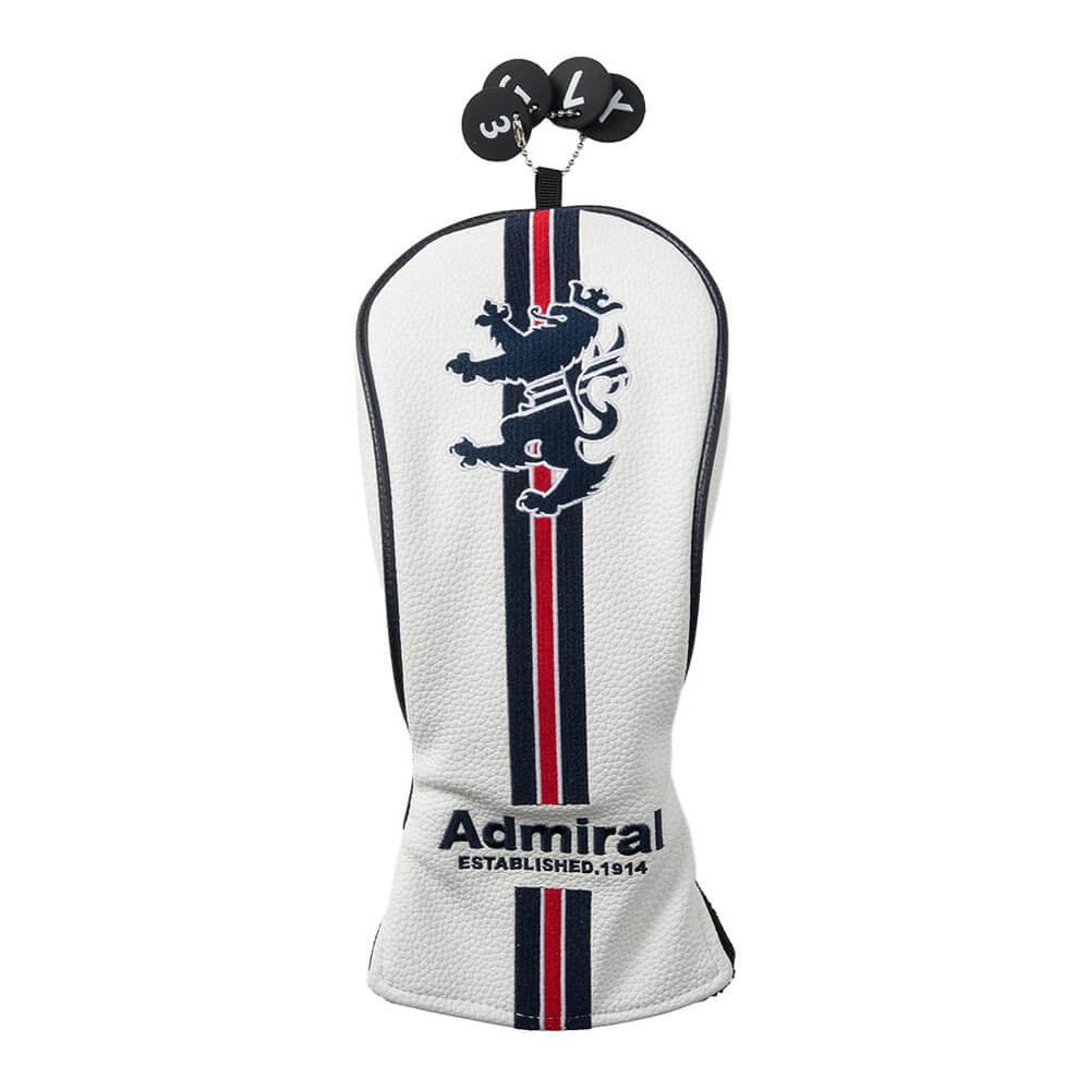 アドミラル Admiral　ランパント ヘッドカバー フェアウェイウッド用 ADMG6BHB 00 ホワイト 詳細1
