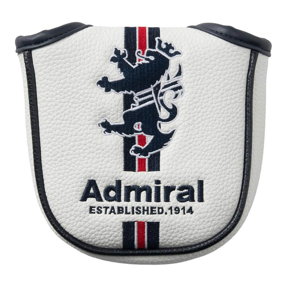 アドミラル Admiral　ランパント マレット用 パターカバー ADMG6BHE 00 ホワイト 詳細1