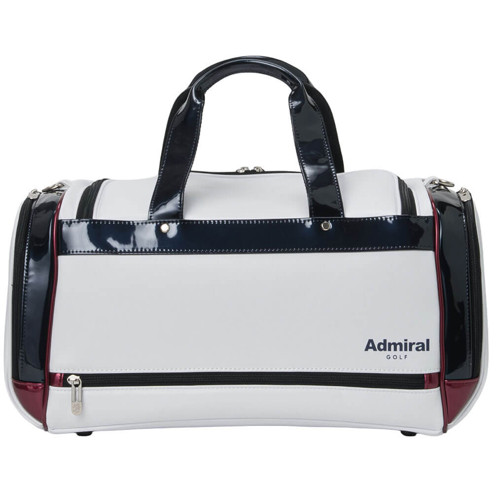 アドミラル Admiral　UJスポーツ ボストンバッグ ADMZ6BB1 90 トリコロール バッグの開口部や収納内部を確認できる画像