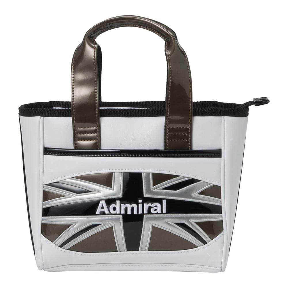 アドミラル Admiral　UJスポーツ ラウンドバッグ ADMZ6BT2 00 ホワイト バッグ全体を正面または斜めから確認できる画像