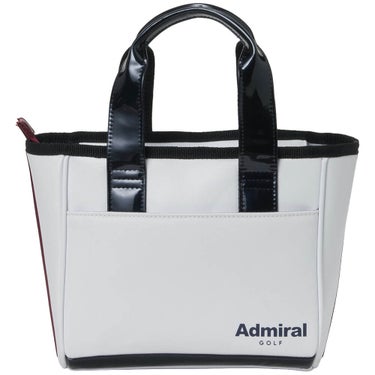 アドミラル Admiral　UJスポーツ ラウンドバッグ ADMZ6BT2 90 トリコロール バッグの開口部や収納内部を確認できる画像
