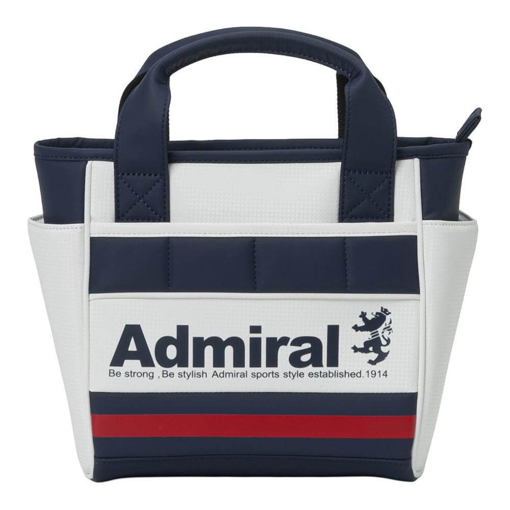 アドミラル Admiral　スタンダード ラウンドバッグ ADMZ6BT3 00 ホワイト バッグ全体を正面または斜めから確認できる画像