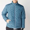 フィラ FILA　メンズ ノルディック柄 中綿 長袖 ブルゾン 786-239Y　2026年モデル 別カラーの着用時の正面を確認できる画像
