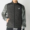フィラ FILA　メンズ ノルディック柄 中綿 ベスト 786-240Y　2026年モデル 着用時の正面を確認できる画像