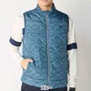 フィラ FILA　メンズ ノルディック柄 中綿 ベスト 786-240Y　2026年モデル 別カラーの着用時の正面を確認できる画像