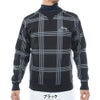 トミー ヒルフィガー ゴルフ メンズ チェックジャガード 長袖 クルーネック ニット THMA669 ゴルフウェア 詳細2