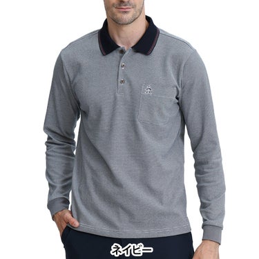 マンシングウェア Munsingwear　メンズ ドット鹿の子 長袖 ポロシャツ MG6FLS32M　2026年モデル 詳細4