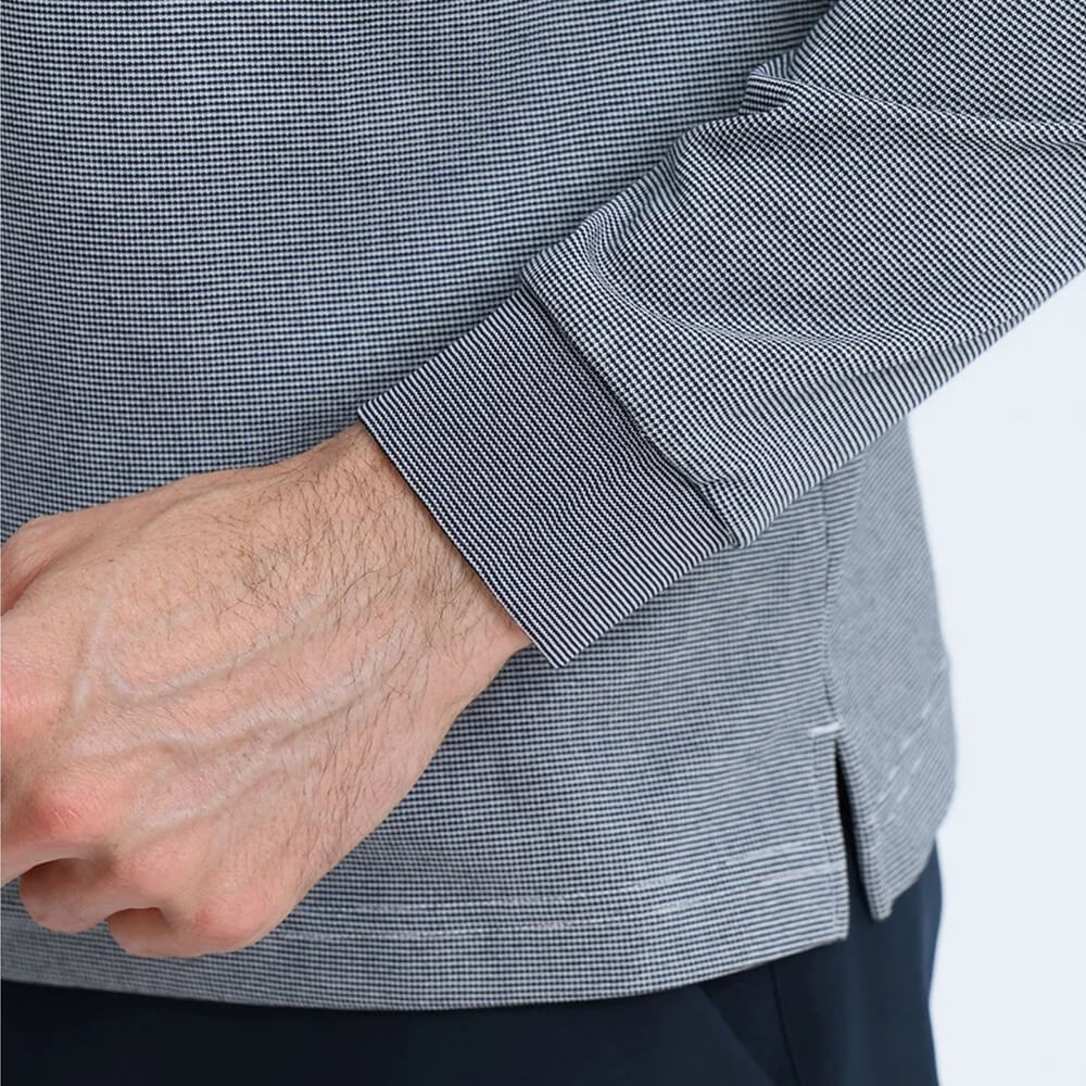 マンシングウェア Munsingwear　メンズ ドット鹿の子 長袖 ポロシャツ MG6FLS32M　2026年モデル 詳細8