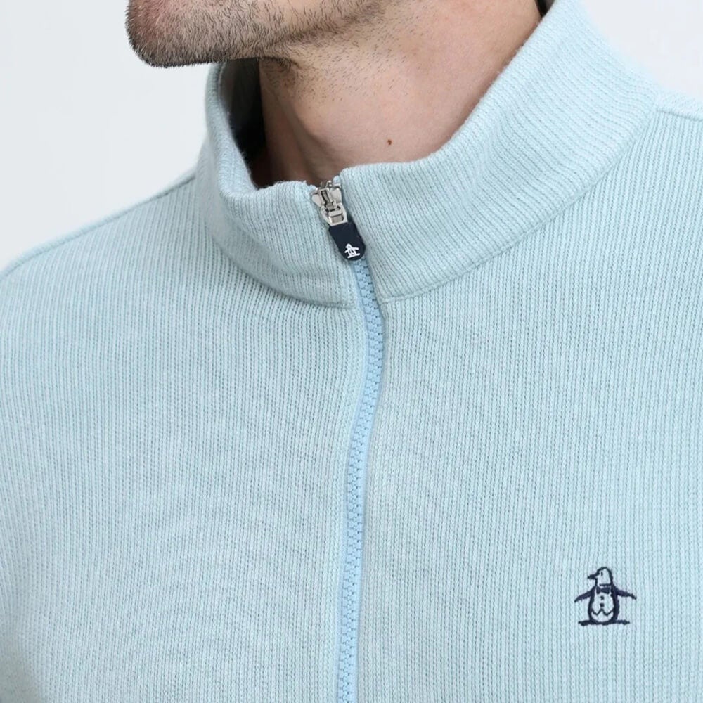 マンシングウェア Munsingwear　メンズ スタンドカラー 長袖 ハーフジップ ニット MG6FSW34M　2026年モデル 詳細5