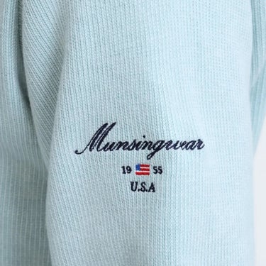 マンシングウェア Munsingwear　メンズ スタンドカラー 長袖 ハーフジップ ニット MG6FSW34M　2026年モデル 詳細6