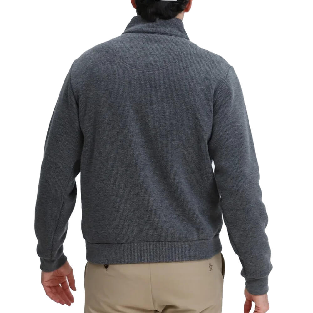 マンシングウェア Munsingwear　メンズ スタンドカラー 長袖 ハーフジップ ニット MG6FSW34M　2026年モデル 詳細9
