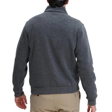 マンシングウェア Munsingwear　メンズ スタンドカラー 長袖 ハーフジップ ニット MG6FSW34M　2026年モデル 詳細9