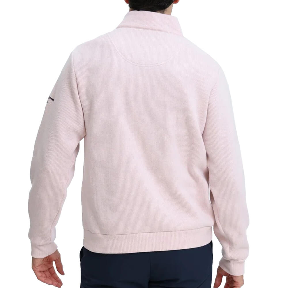 マンシングウェア Munsingwear　メンズ スタンドカラー 長袖 ハーフジップ ニット MG6FSW34M　2026年モデル 詳細13