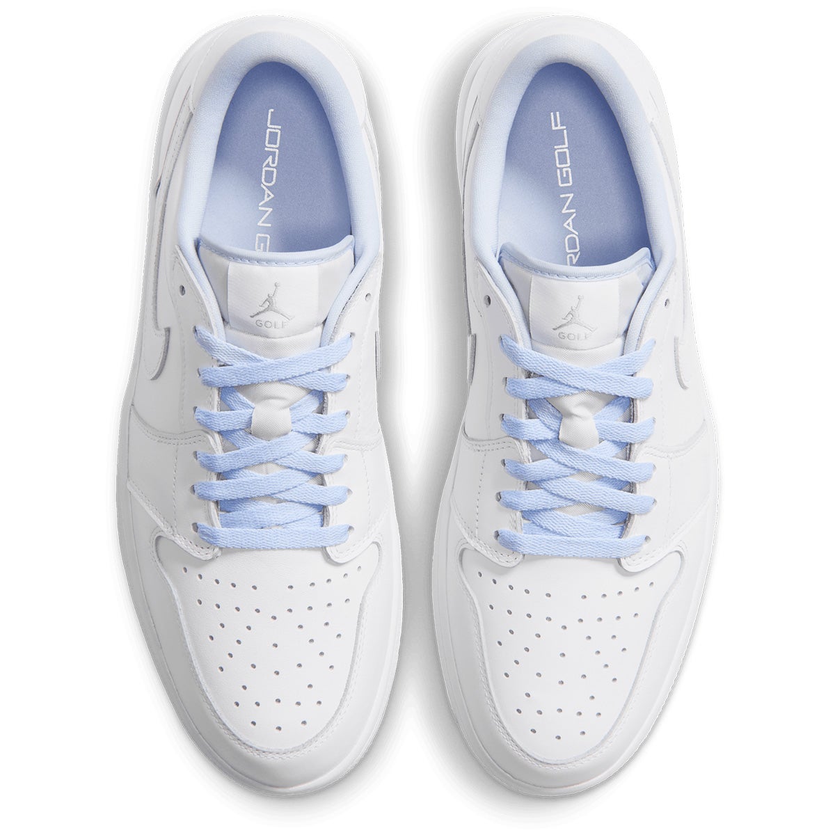 Air Jordan 1 Low G エアジョーダン　ゴルフシューズ DD9315 122 シューズの甲まわりと開口部を上から確認できる画像