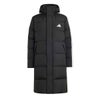 アディダス adidas　 マストハブ スリーストライプス ルーズフィット フード付き ロング ダウンコート CO452 2026年モデル 詳細2