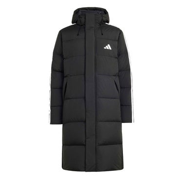アディダス adidas　 マストハブ スリーストライプス ルーズフィット フード付き ロング ダウンコート CO452 2026年モデル 詳細2