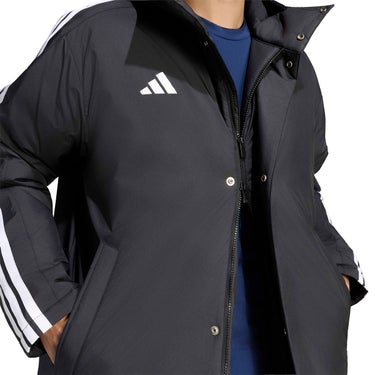 アディダス adidas　 マストハブ スリーストライプス 中わた入り ロングコート LBT55 2026年モデル 詳細5