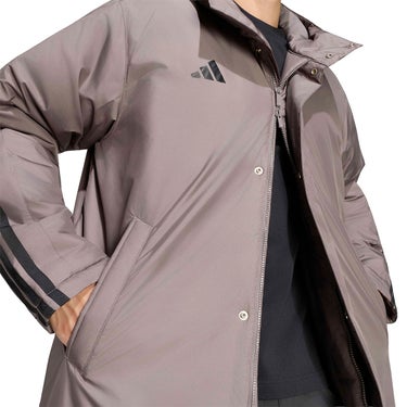 アディダス adidas　 マストハブ スリーストライプス 中わた入り ロングコート LBT55 2026年モデル 詳細10