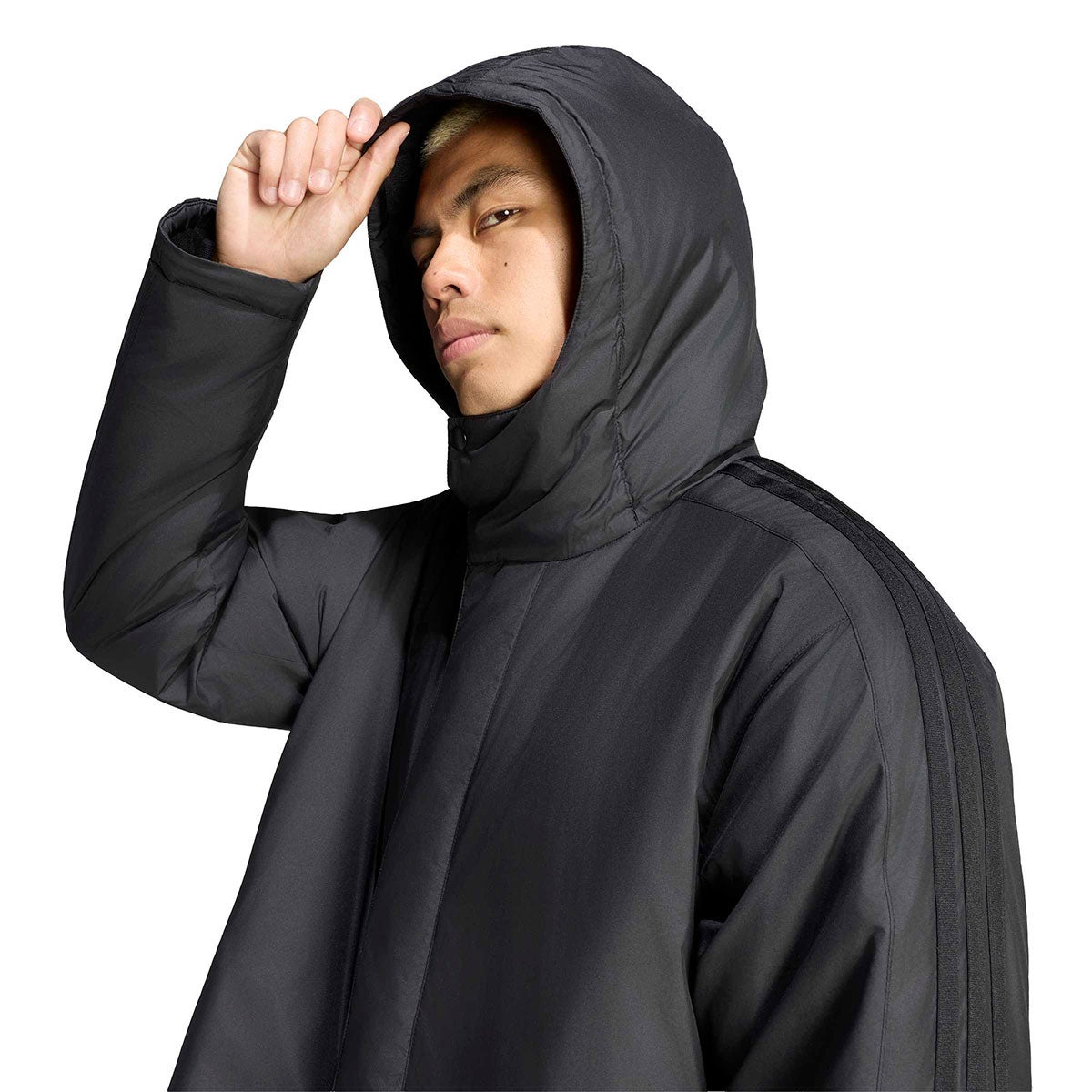 アディダス adidas　 マストハブ スリーストライプス 中わた入り ロングコート LBT55 2026年モデル 詳細16