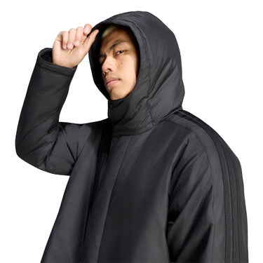 アディダス adidas　 マストハブ スリーストライプス 中わた入り ロングコート LBT55 2026年モデル 詳細16