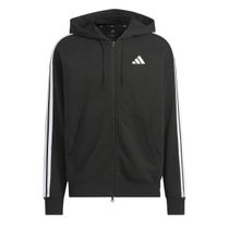アディダス adidas　エッセンシャルズ プラス ルーズフィット スリーストライプス フレンチテリー フルジップ パーカー TS653