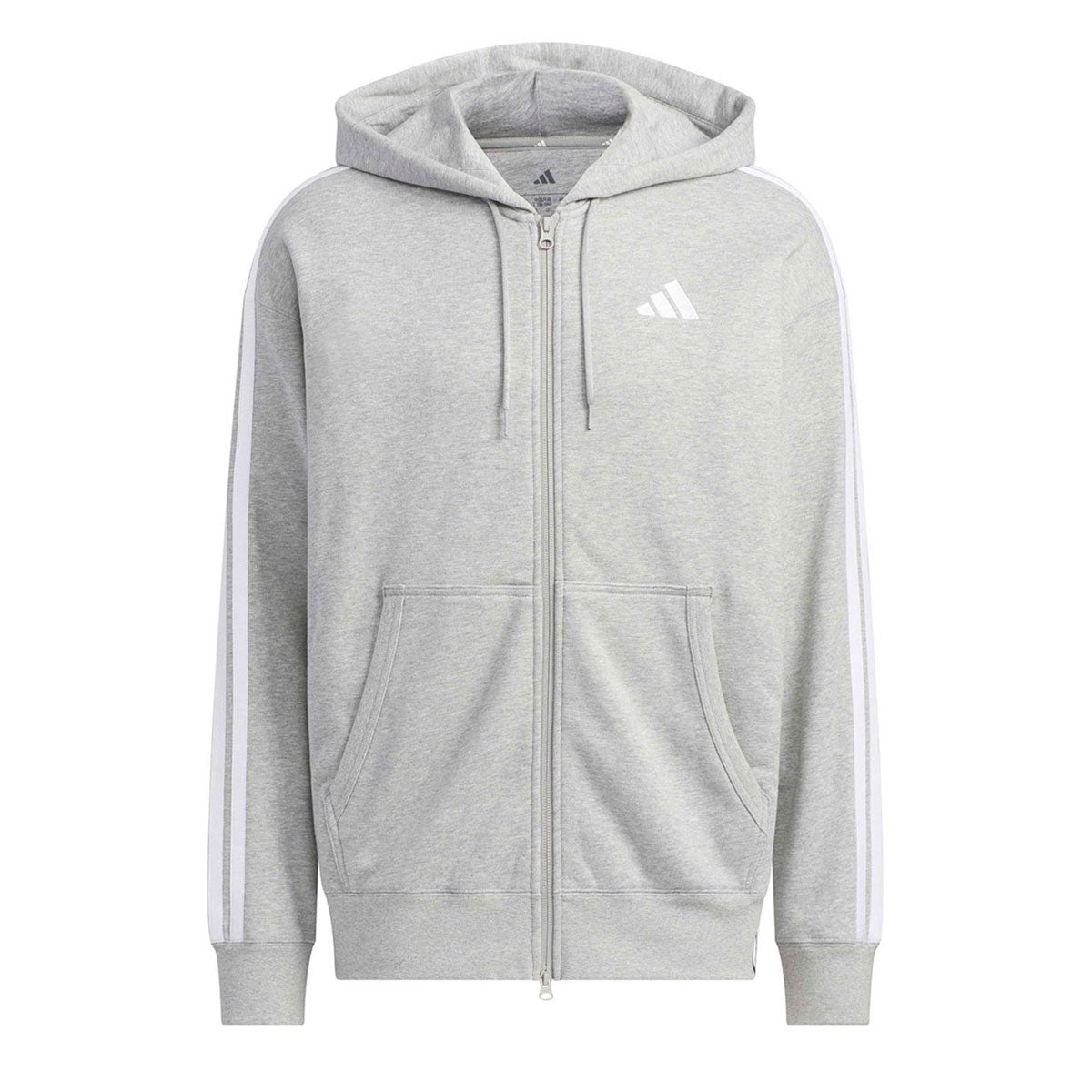 アディダス adidas　 エッセンシャルズ プラス ルーズフィット スリーストライプス フレンチテリー フルジップ パーカー TS653 2026年モデル 詳細7