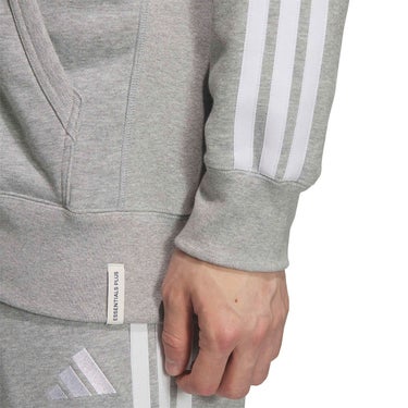 アディダス adidas　 エッセンシャルズ プラス ルーズフィット スリーストライプス フレンチテリー フルジップ パーカー TS653 2026年モデル 詳細10