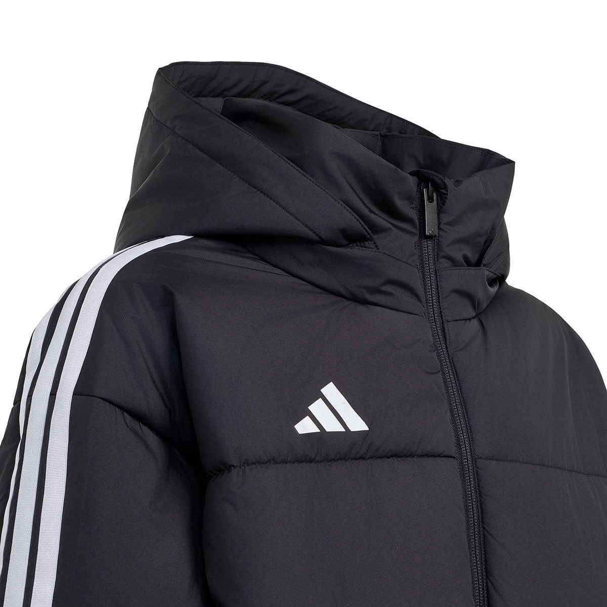 アディダス adidas　 キッズ エッセンシャルズ オーバーサイズフィット ロング 中わた入り フード付きコート YY825 2026年モデル 詳細4