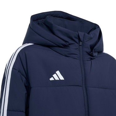 アディダス adidas　 キッズ エッセンシャルズ オーバーサイズフィット ロング 中わた入り フード付きコート YY825 2026年モデル 詳細9