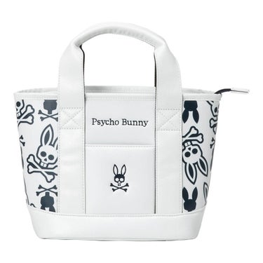 サイコバニー PsychoBunny　MONOGRAM ラウンドバッグ PBMG5FB9 00 ホワイト 詳細1