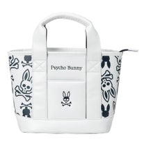 サイコバニー PsychoBunny　MONOGRAM ラウンドバッグ PBMG5FB9 00 ホワイト