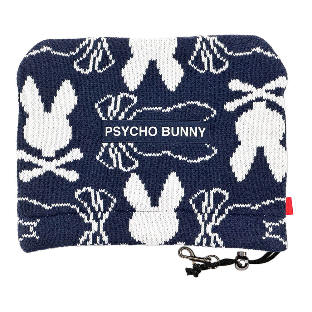 サイコバニー PsychoBunny　ヘッドカバー アイアン用 ニット PBMG5SHE 30 ネイビー 詳細1