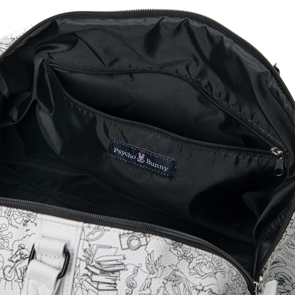 サイコバニー ユニセックス MONOTONE EDITION ボストンバッグ PBMG6BB3 00 ホワイト 詳細4
